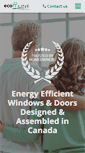 Mobile Screenshot of ecolinewindows.ca